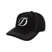 Cursive Denim Worker Cap - Black Washed - Town City