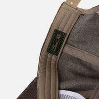 Cursive Denim Worker Cap - Brown Washed - Town City