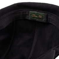Cursive Earflap Cap - Black - Town City