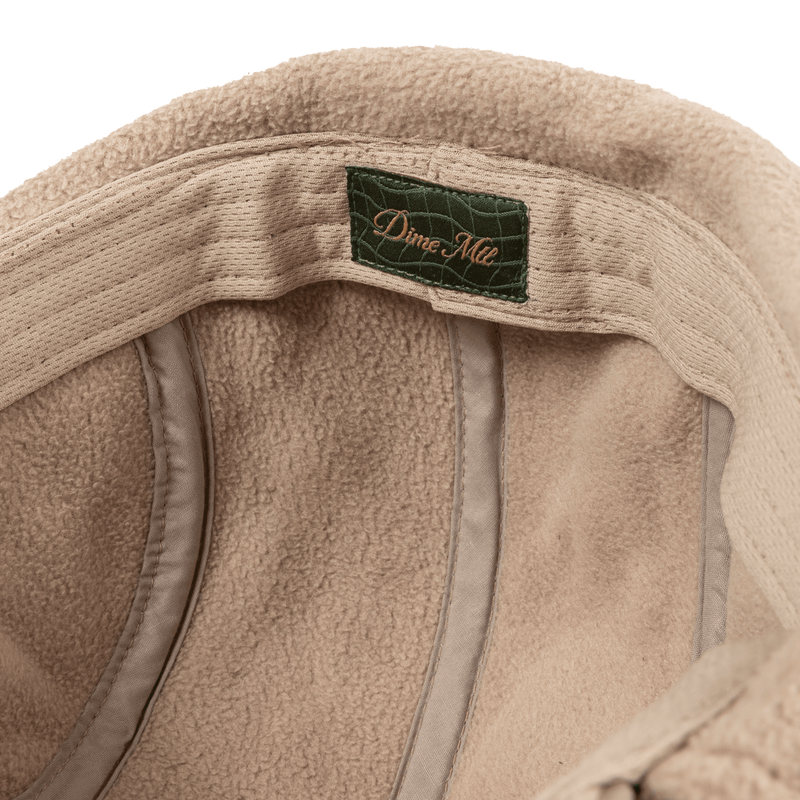 Cursive Earflap Cap - Tan - Town City