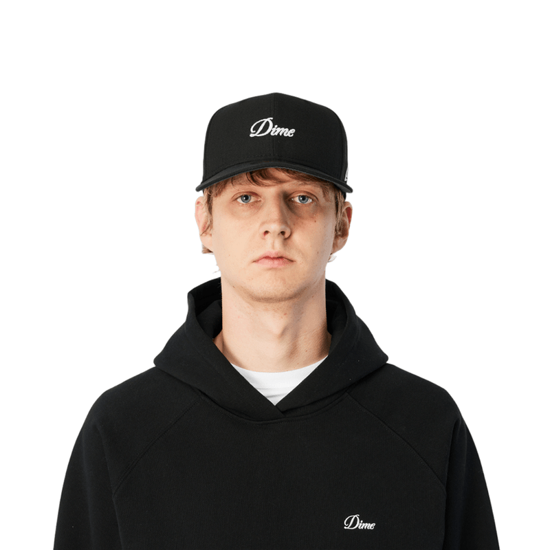 Cursive New Era Cap - Black - Town City