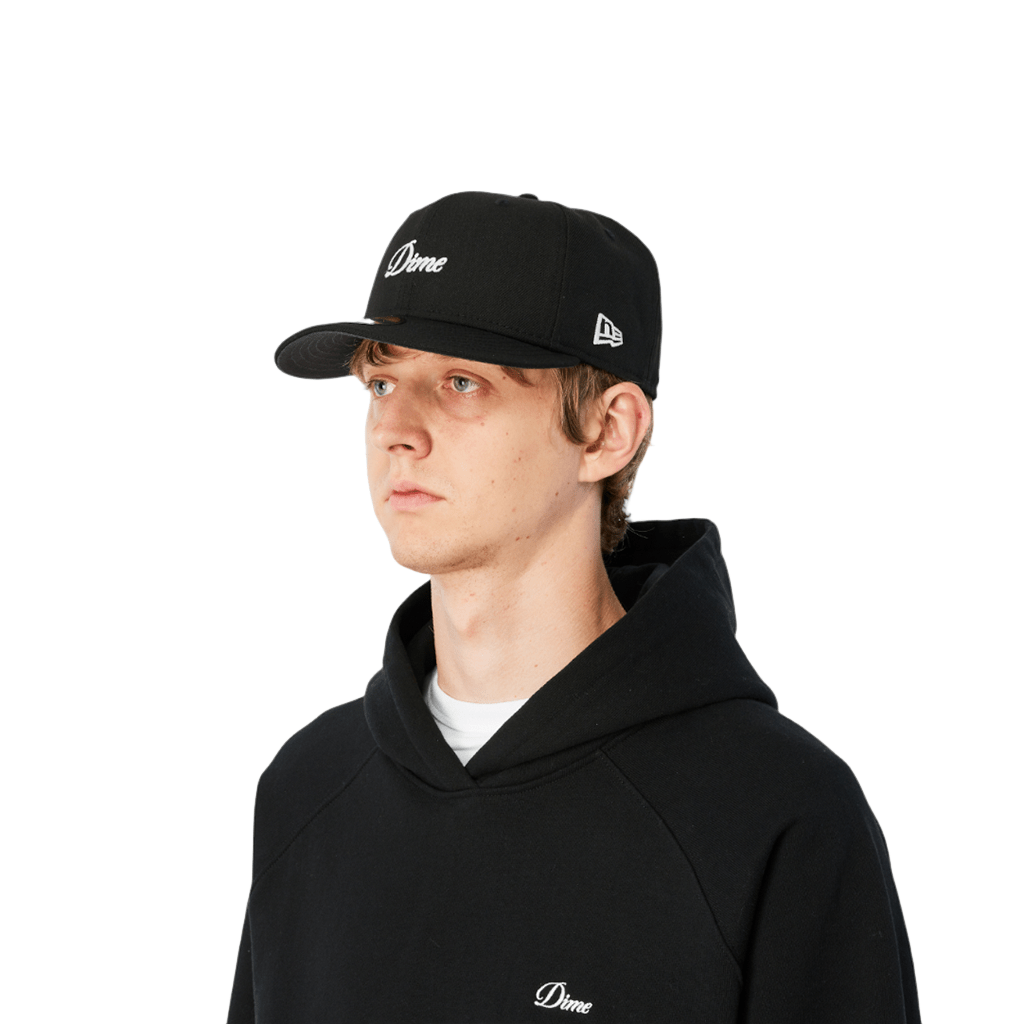 Cursive New Era Cap - Black - Town City