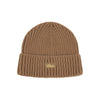 Cursive Rib Beanie - Coffee - Town City