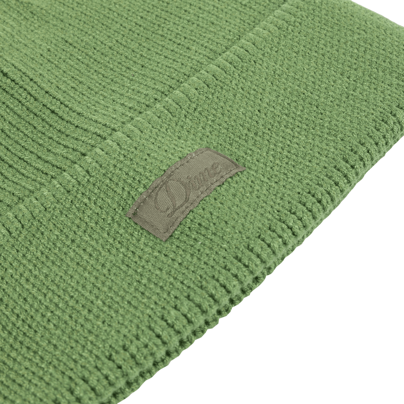 Cursive Rib Beanie - Khaki Green - Town City