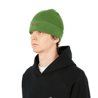 Cursive Rib Beanie - Khaki Green - Town City