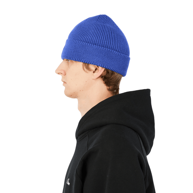 Cursive Rib Beanie - Purple - Town City