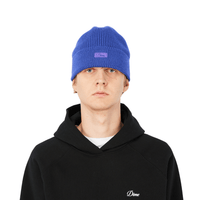 Cursive Rib Beanie - Purple - Town City