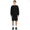 Cursive Small Logo Crewneck - Black - Town City