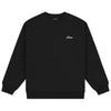 Cursive Small Logo Crewneck - Black - Town City