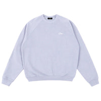 Cursive Small Logo Crewneck - Gray Lavender - Town City