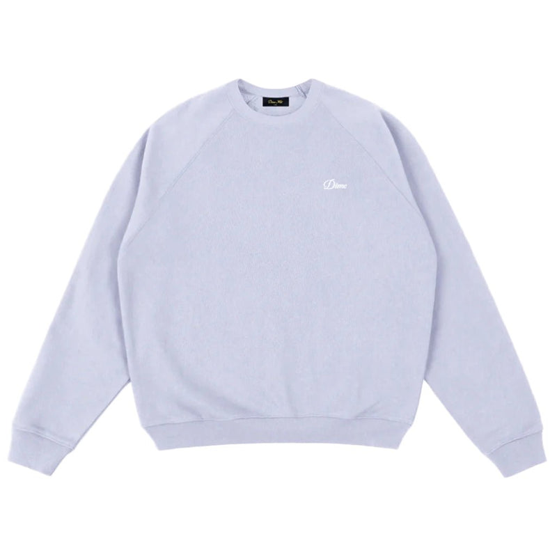 Cursive Small Logo Crewneck - Gray Lavender - Town City