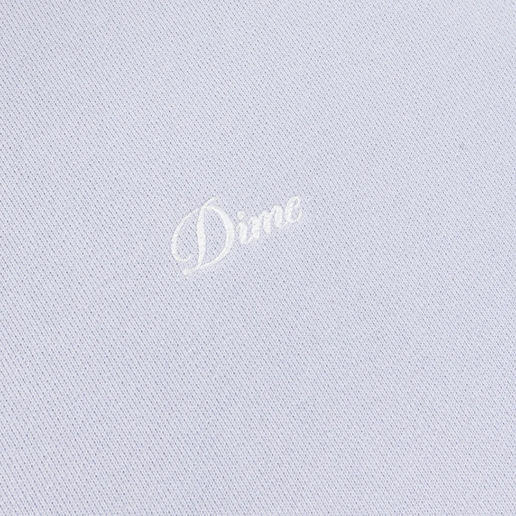 Cursive Small Logo Crewneck - Gray Lavender - Town City