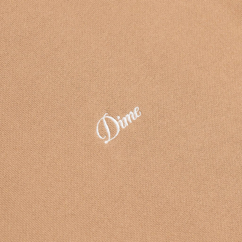 Cursive Small Logo Crewneck - Hazelnut - Town City