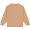 Cursive Small Logo Crewneck - Hazelnut - Town City