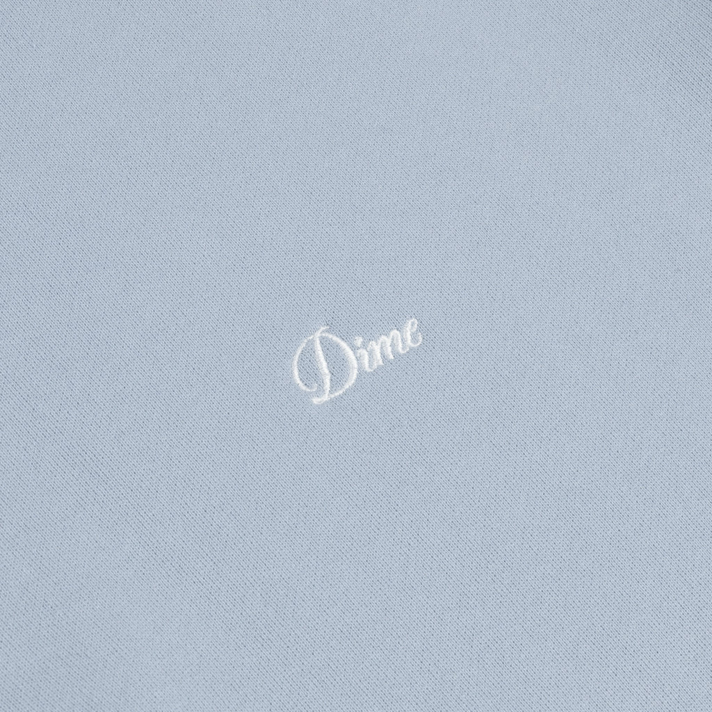 Cursive Small Logo Hoodie - Blue Fog - Town City