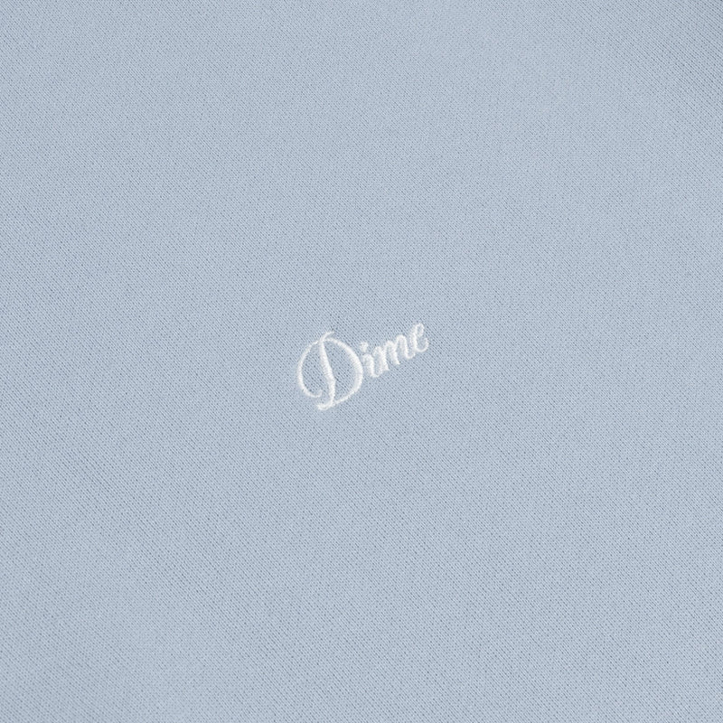 Cursive Small Logo Hoodie - Blue Fog - Town City