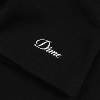 Cursive Small Logo Sweatshorts - Black - Town City