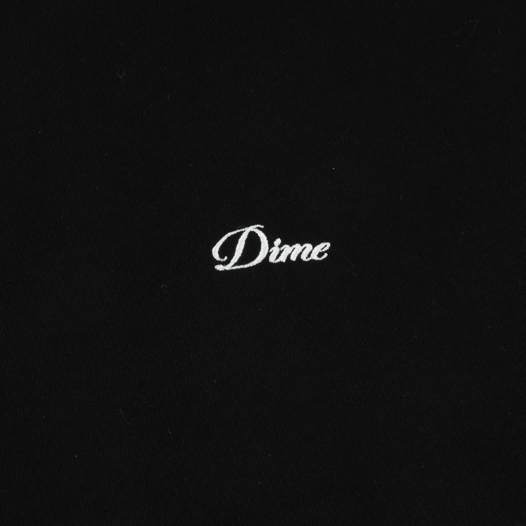 Cursive Small Logo T-Shirt - Black - Town City
