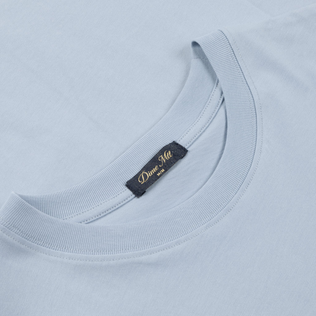 Cursive Small Logo T-Shirt - Blue Fog - Town City