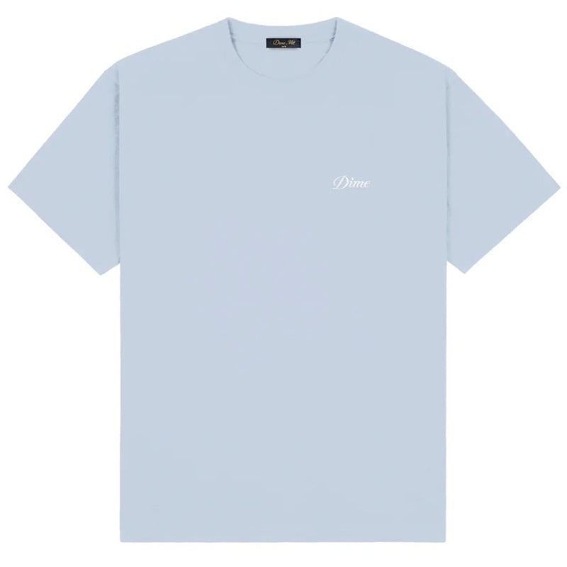 Cursive Small Logo T-Shirt - Blue Fog - Town City