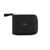 Cursive Zip Wallet - Black - Town City