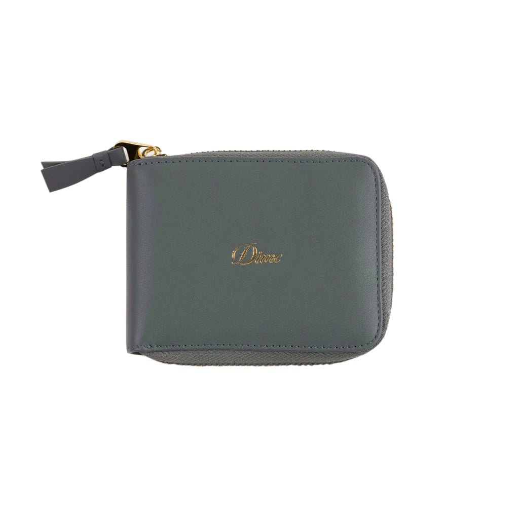 Cursive Zip Wallet - Slate Green - Town City