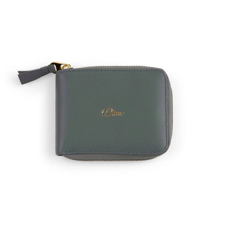 Cursive Zip Wallet - Slate Green - Town City