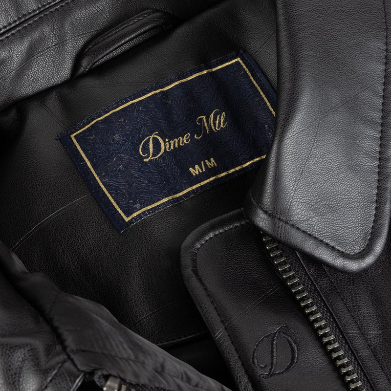 Debossed Wavy Jacket - Black - Town City