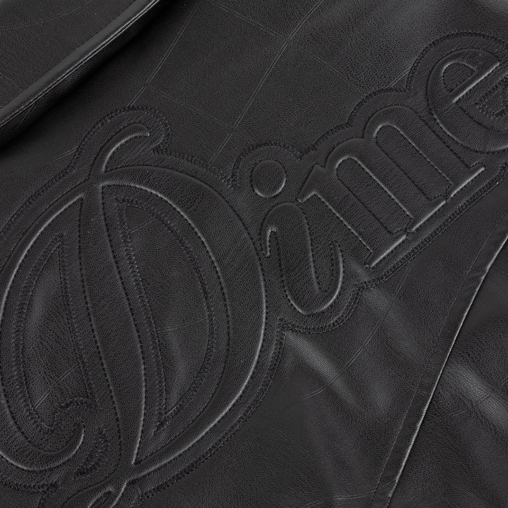 Debossed Wavy Jacket - Black - Town City