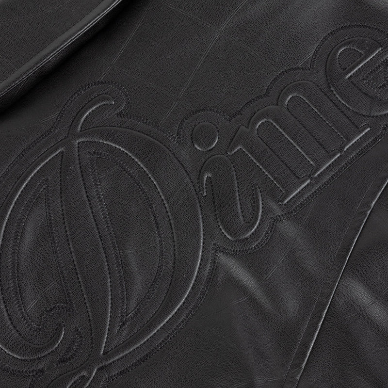 Debossed Wavy Jacket - Black - Town City