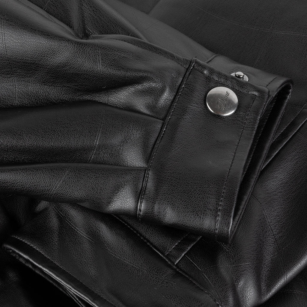 Debossed Wavy Jacket - Black - Town City