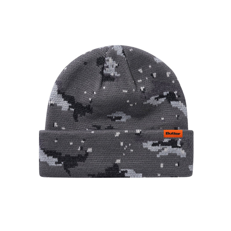 Desert Camo Beanie - Charcoal - Town City