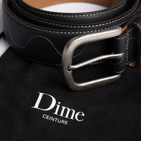 Desert Leather Belt in Black - Town City