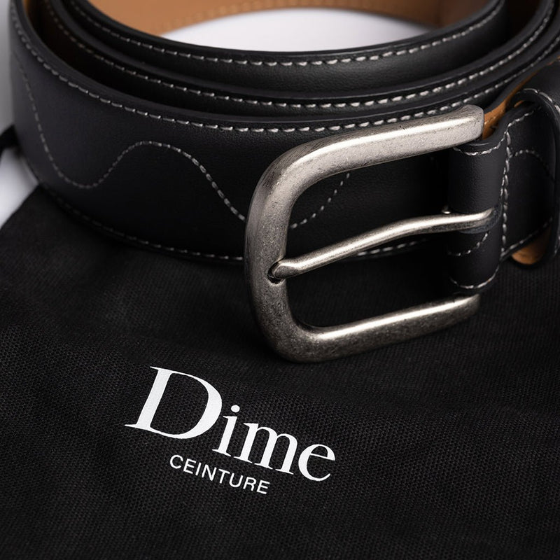 Desert Leather Belt in Black - Town City
