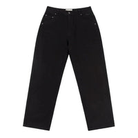 Relaxed Denim Pants - Black