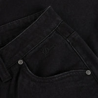 Relaxed Denim Pants - Black