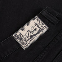 Relaxed Denim Pants - Black