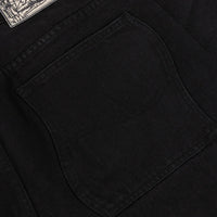 Relaxed Denim Pants - Black