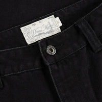 Relaxed Denim Pants - Black