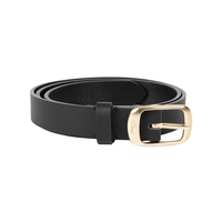 Dress Leather Belt - Black - Town City