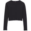 Drew Rig Long Sleeve Top - Black - Town City