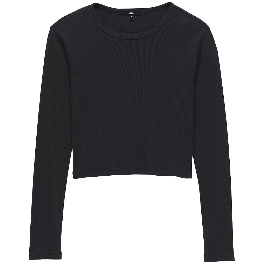 Drew Rig Long Sleeve Top - Black - Town City