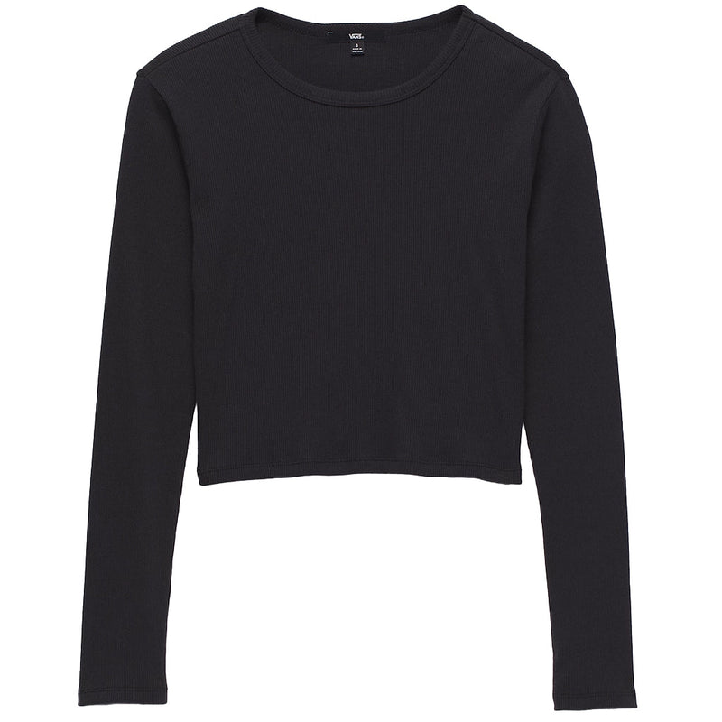 Drew Rig Long Sleeve Top - Black - Town City