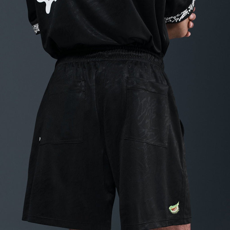 Dri - Fit Skate Shorts - Black/White - Town City