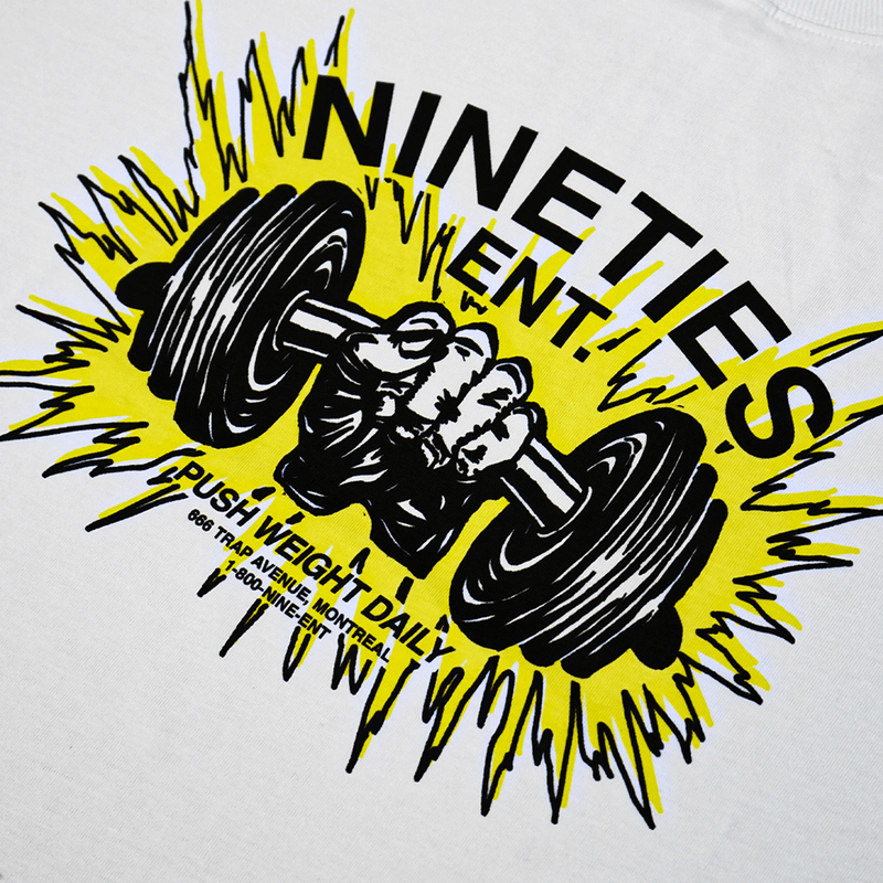 Dumbbell Tee - White - Town City