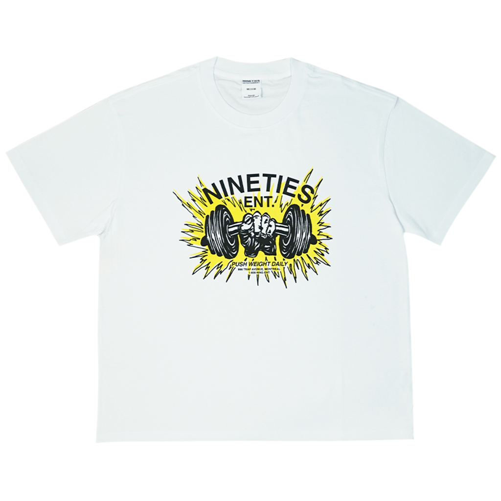 Dumbbell Tee - White - Town City