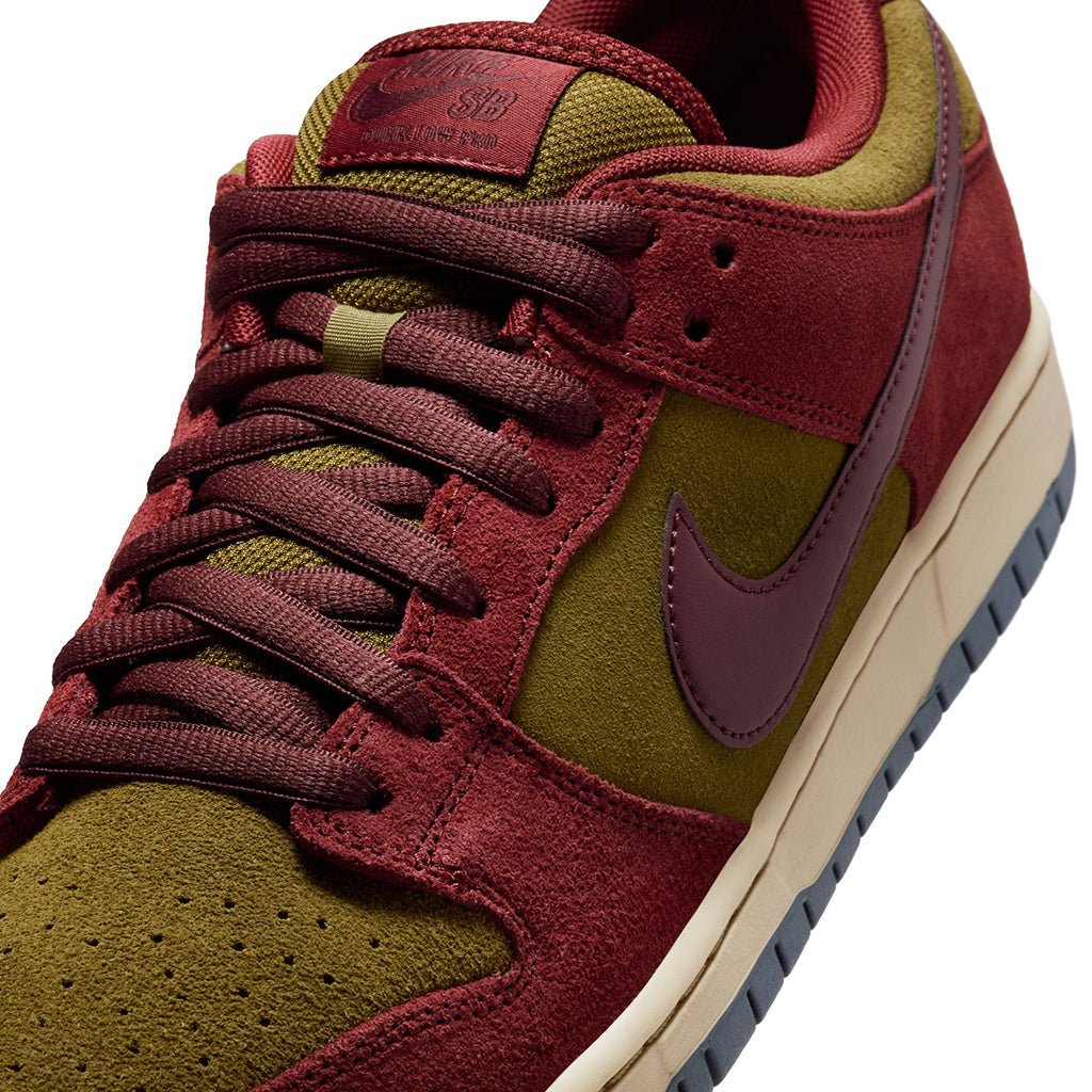 Dunk Low Pro - Dark Team Red/Burgundy Crush - Olive Flak - Town City