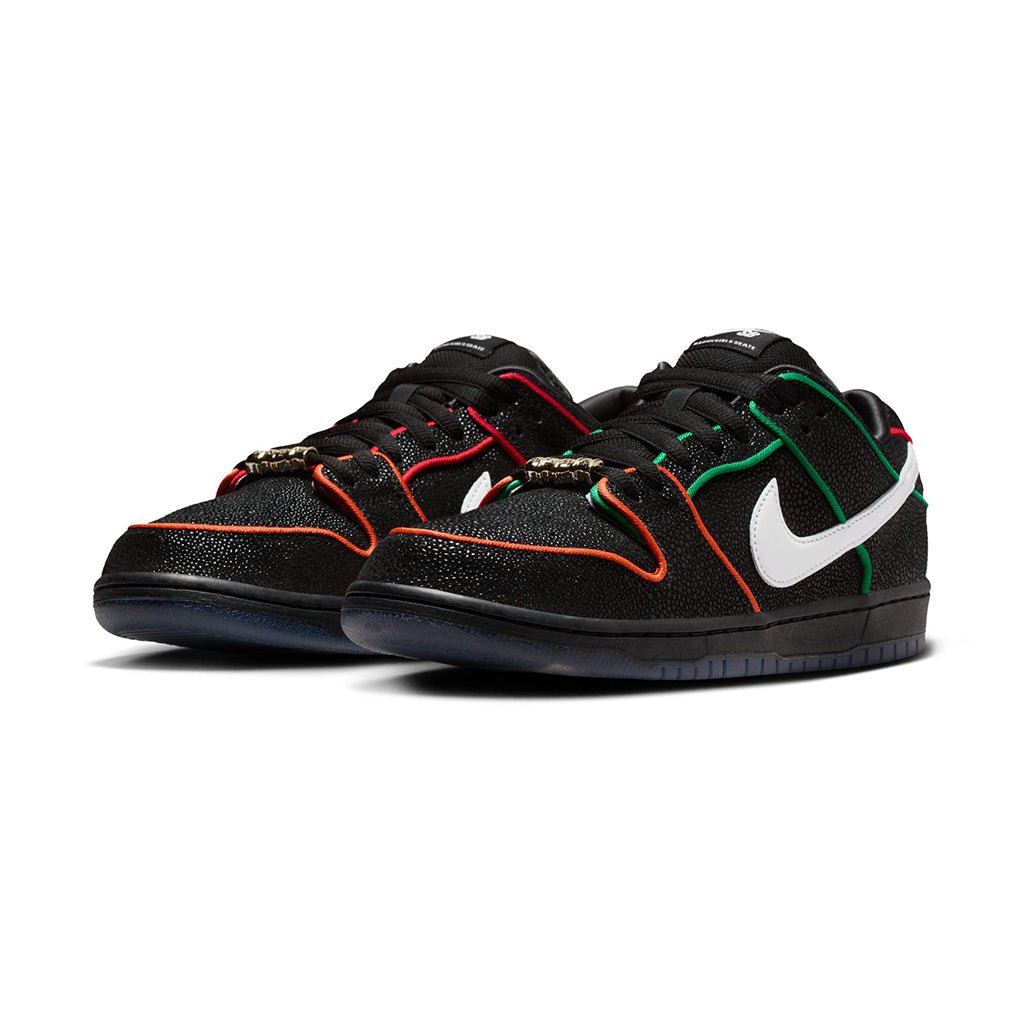 Dunk Low Pro x Bronx Girls Skate - Black/White - Challenge Red - Total Orange - Town City