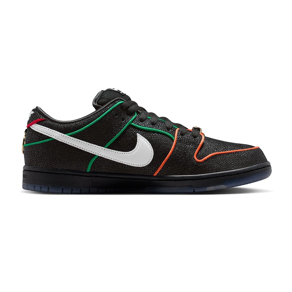 Dunk Low Pro x Bronx Girls Skate - Black/White - Challenge Red - Total Orange - Town City