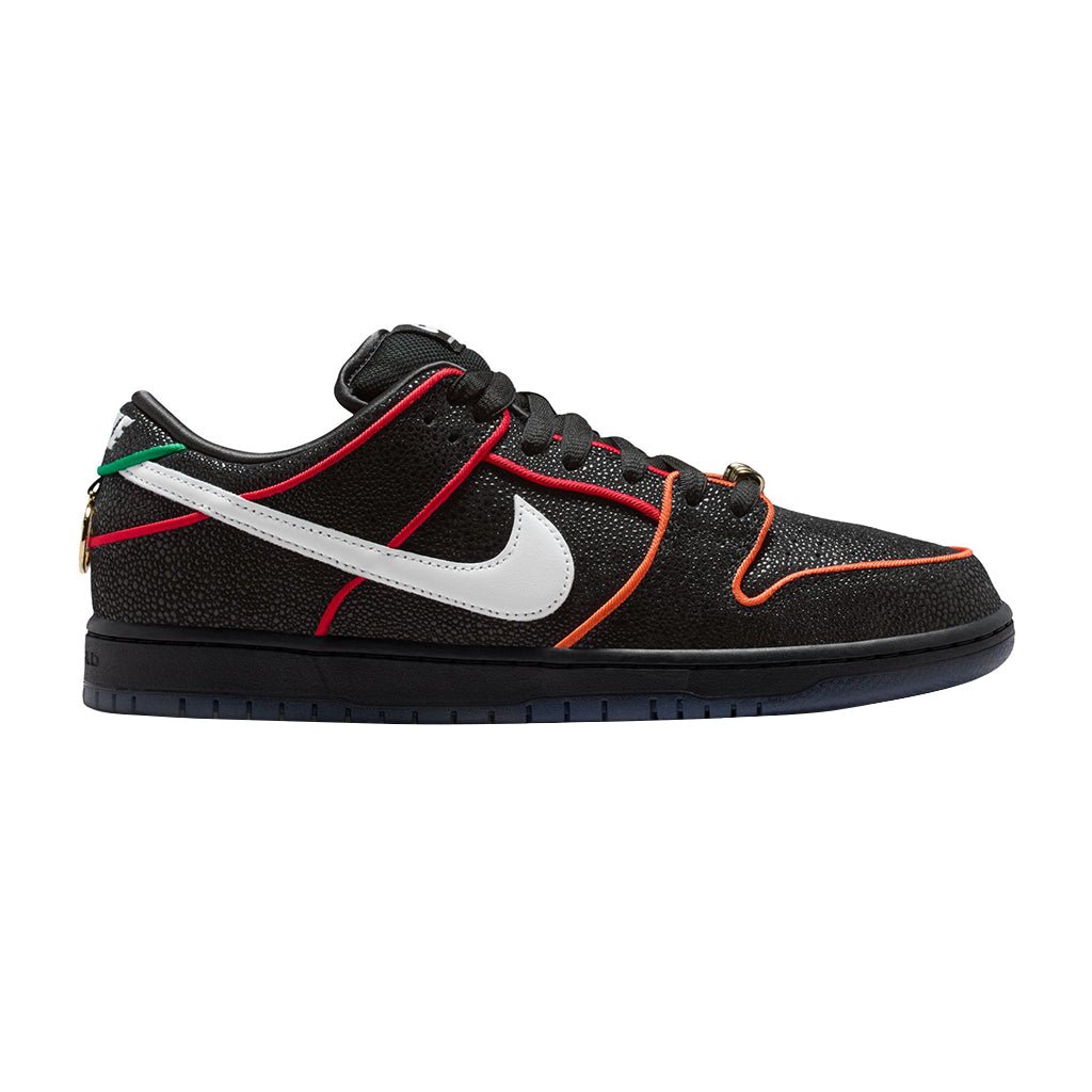Dunk Low Pro x Bronx Girls Skate - Black/White - Challenge Red - Total Orange - Town City